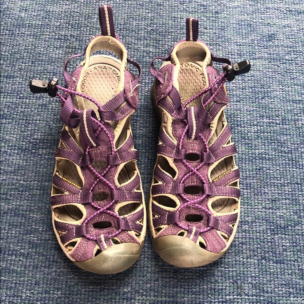Purple Keen Sandals